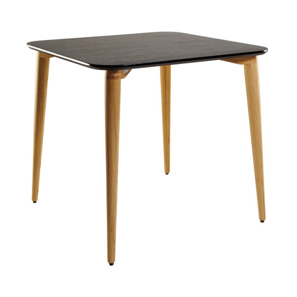 Стіл Dan 80x80 – квадратний кухонний стіл із дуба