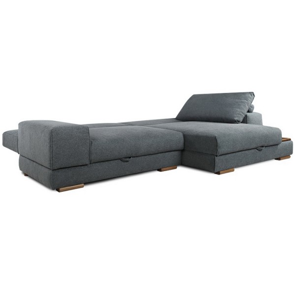 Кутовий розкладний диван Бетті з полицею