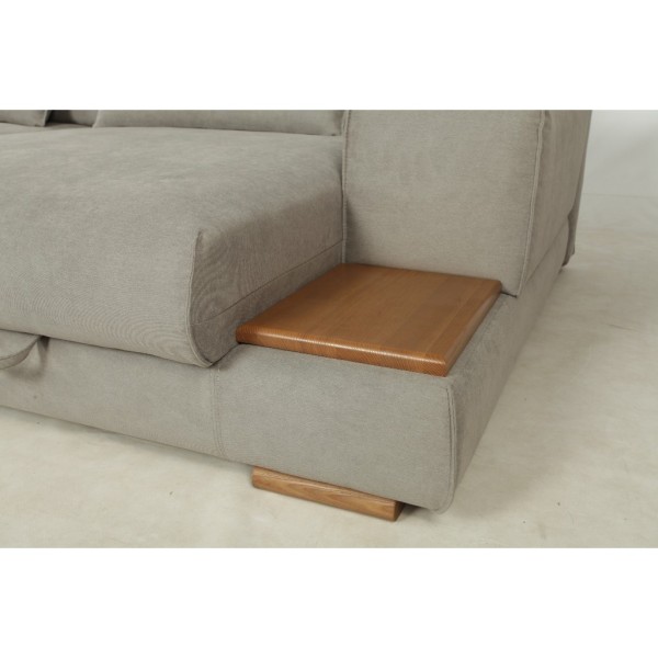 Кутовий розкладний диван Бетті з полицею