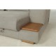 Кутовий розкладний диван Бетті з полицею