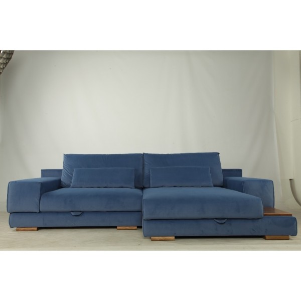 Кутовий розкладний диван Бетті з полицею