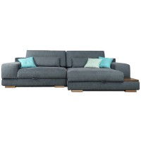 Кутовий розкладний диван Бетті з полицею