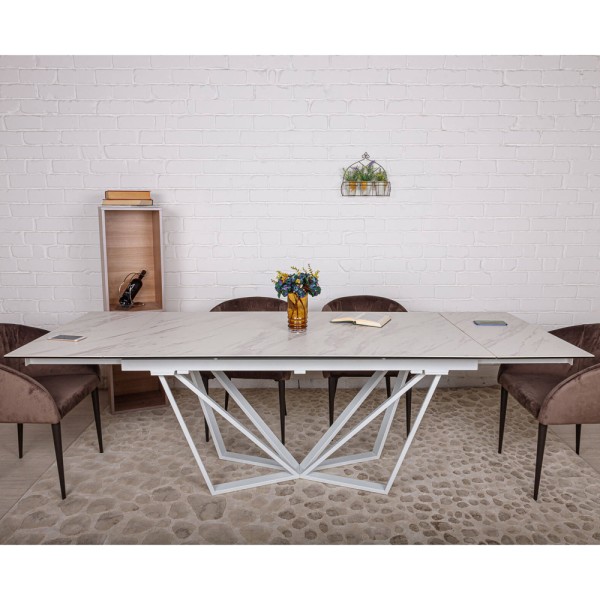 Стіл Nottingham кераміка - Розкладний стіл для сучасної кухні