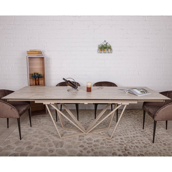 Стіл Nottingham кераміка - Розкладний стіл для сучасної кухні