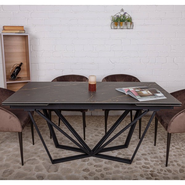 Стіл Nottingham кераміка - Розкладний стіл для сучасної кухні