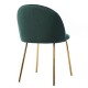 Стілець M-12-2 смарагд для сучасного інтер'єру