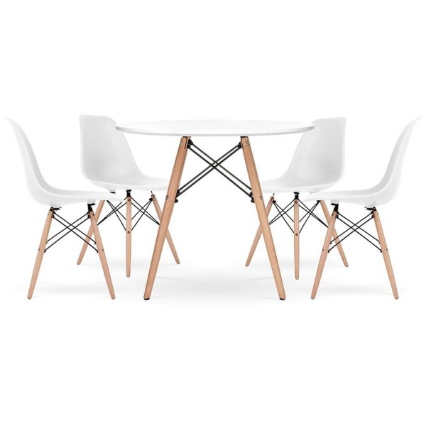 Обідній комплект Eames (1+4) – для вашої сучасної кухні