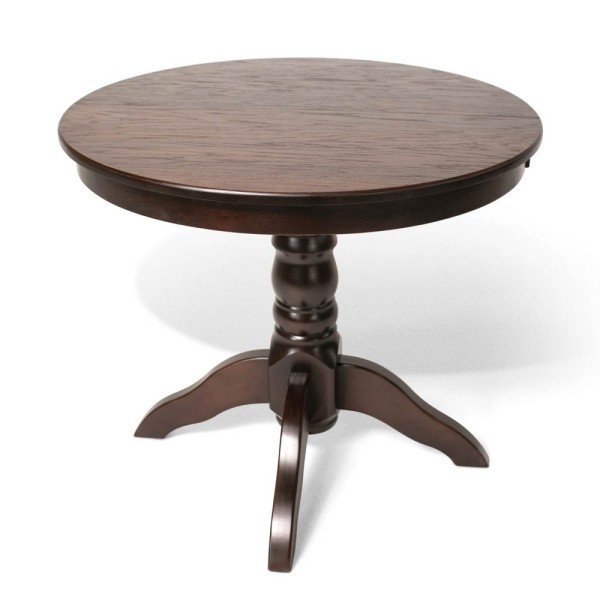 Стіл Гостинний d-90(+40) - Класичний розкладний круглий стіл для кухні та кафе
