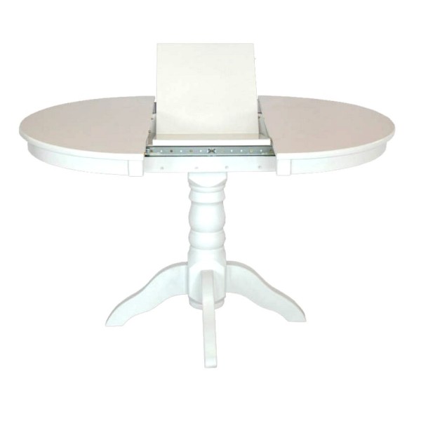 Стіл Гостинний d-90(+40) - Класичний розкладний круглий стіл для кухні та кафе