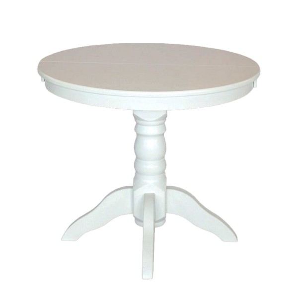 Стіл Гостинний d-90(+40) - Класичний розкладний круглий стіл для кухні та кафе