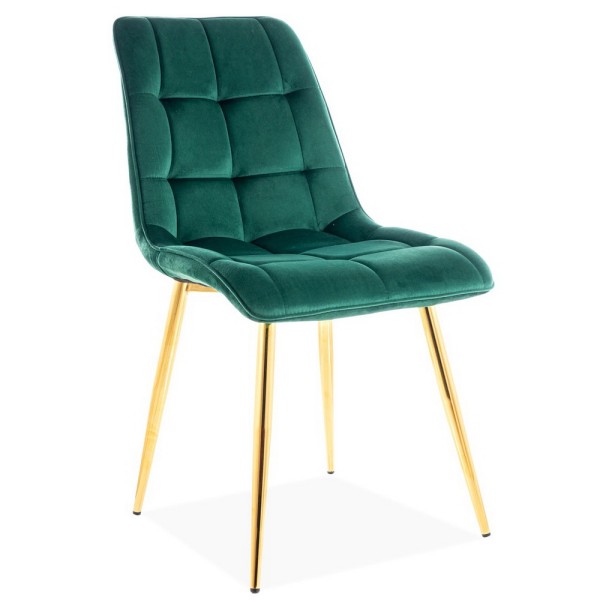 Стілець Chic Gold Velvet – елегантний вибір для вашого інтер'єру