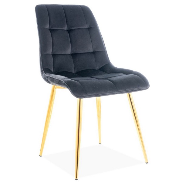 Стілець Chic Gold Velvet – елегантний вибір для вашого інтер'єру