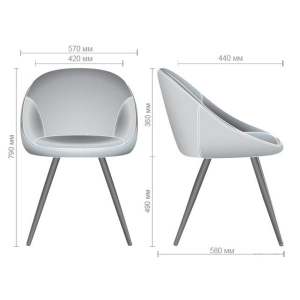 Стілець обідній Mary – сучасний стиль для вашої кухні