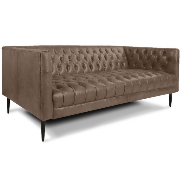 Прямий диван Кембридж (шкіра)