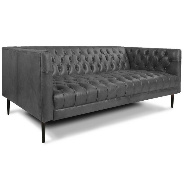 Прямий диван Кембридж (шкіра)