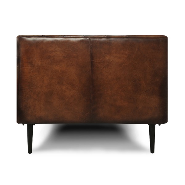 Прямий диван Кембридж (шкіра)