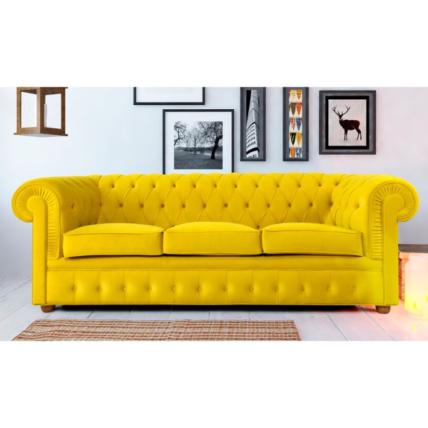 Прямий диван Честерфілд-3