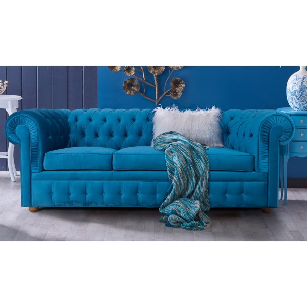 Прямий диван Честерфілд-3