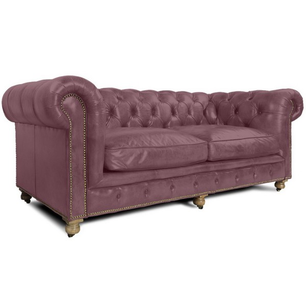 Прямий диван Оксфорд (шкіра) для вашої вітальні