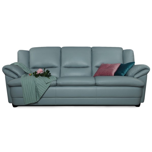 Прямий розкладний диван Баварія (шкіра)