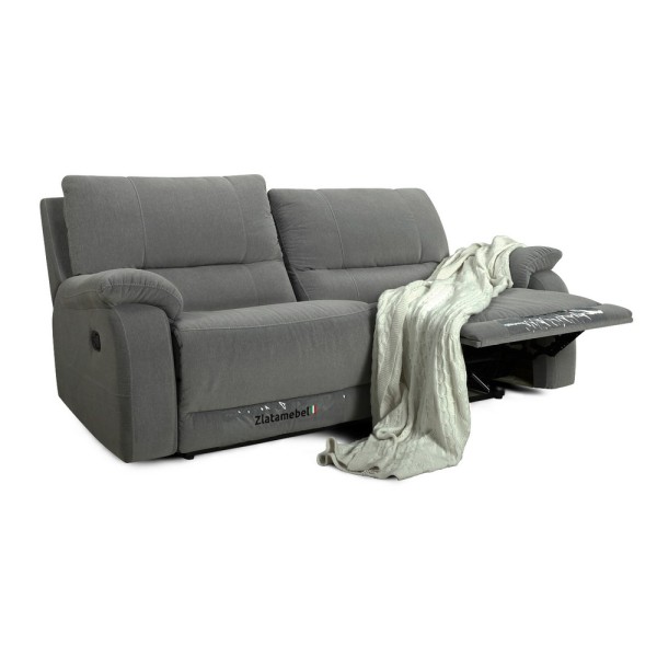 Прямий диван Франтіні з реклайнером — комфорт та елегантність для вашого дому