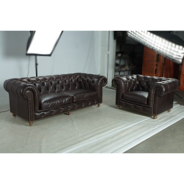 Крісло Оксфорд (шкіра) — елегантність та комфорт для вашої вітальні