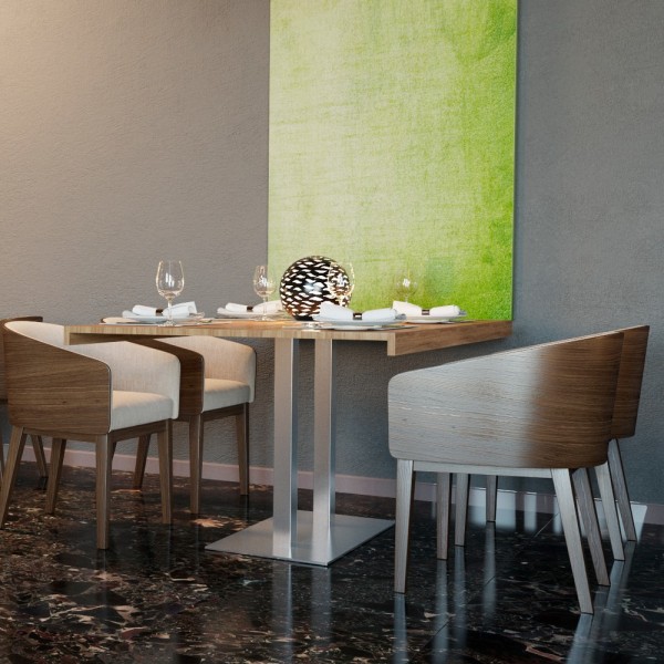 Опора Milano double inox – стиль та надійність для вашого столу