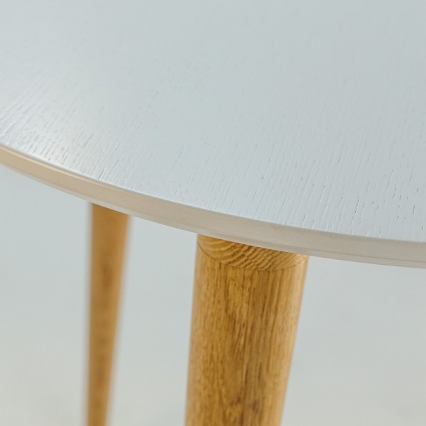 Стіл Dan d-70 — круглий стіл для кухні та кафе