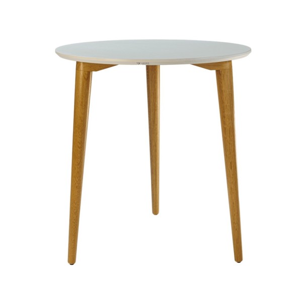 Стіл Dan d-70 — круглий стіл для кухні та кафе