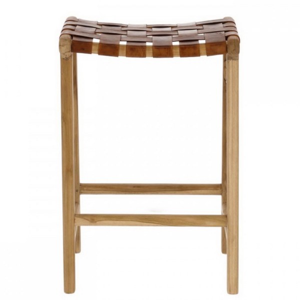 Барний стілець Calixta з натурального дерева