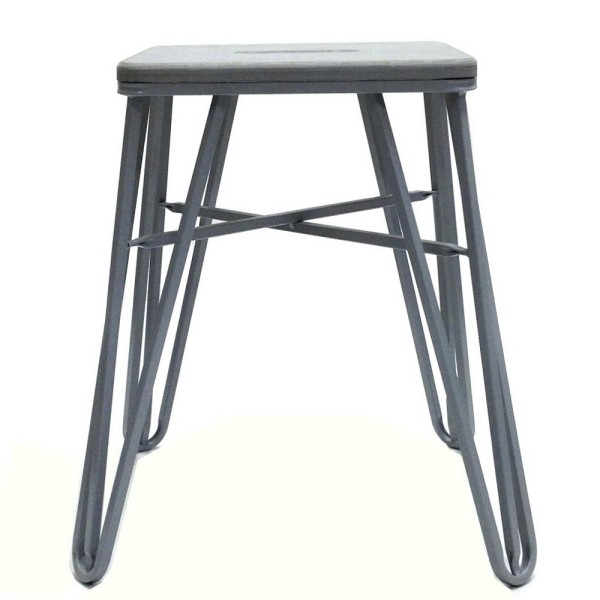 Табурет 1960 - стильний металево-дерев'яний табурет для будь-якої оселі