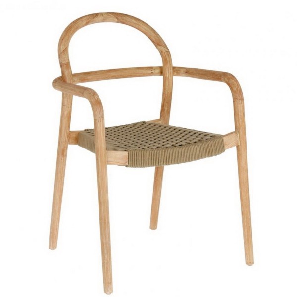 Стілець Sheryl – сучасний дерев'яний стілець з підлокітниками