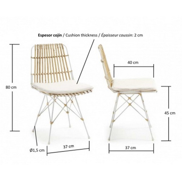 Стілець Isnaia – стильний елемент інтер'єру для вашої кухні