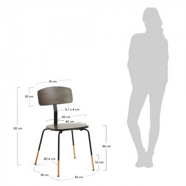 Стілець Norfort NR011M01 - стильний вибір для вашої кухні або кафе