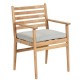 Стілець Simja - стильний дерев'яний стілець з підлокітниками