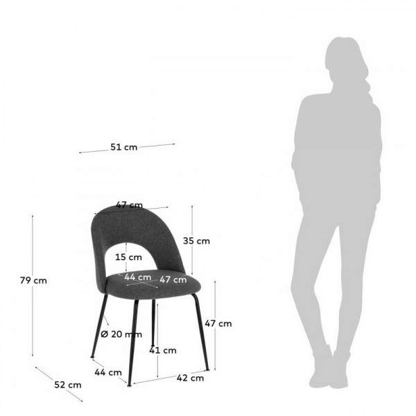 Стілець Mahalia - Стильне рішення для вашого інтер'єру