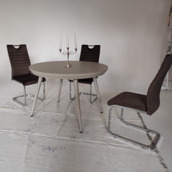 Стіл TM-175 d-110 см - сучасний розкладний стіл