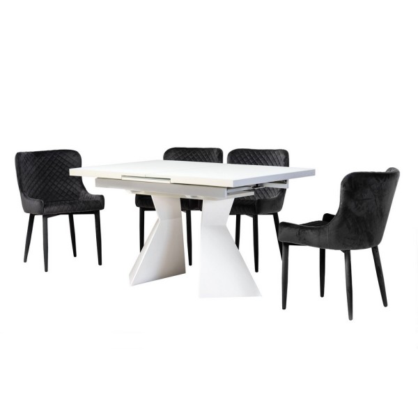 Стіл TML-545 145-175 см - стильний розкладний стіл для сучасної кухні