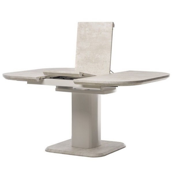 Стіл TML-570 айворі 110x110(+40) – сучасний розкладний стіл для вашої кухні