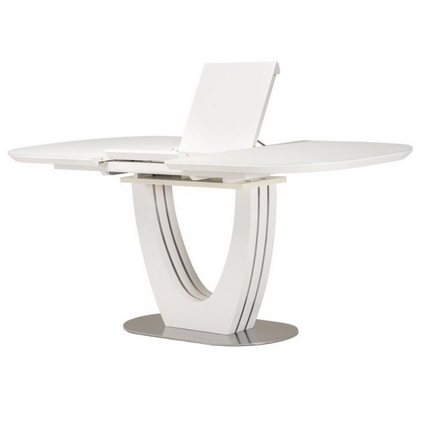 Кухонний стіл TML-765 140-180 см: Матовий, розкладний, сучасний стиль