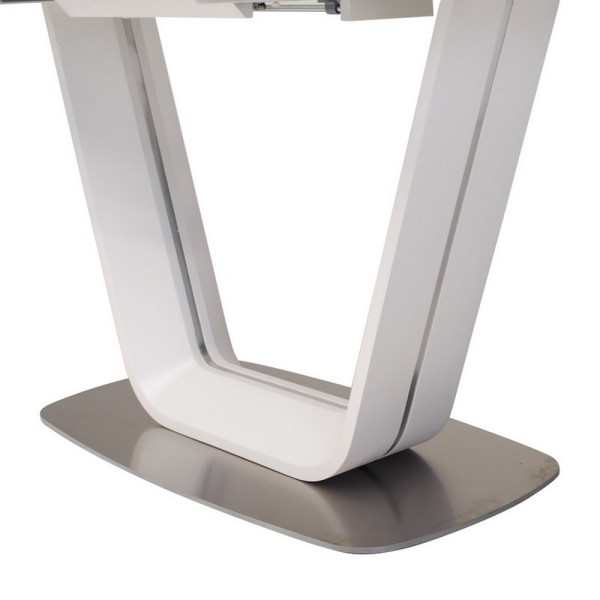 Стіл TML-770-1 матовий білий 140-180 см