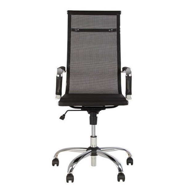 Крісло Slim HB NET CHR68 для офісу з хромованим металом