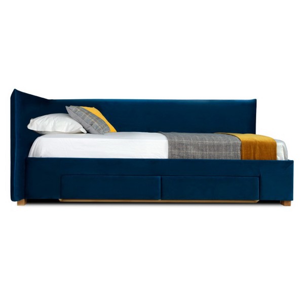 Односпальне ліжко кутове Дрім з висувними ящиками