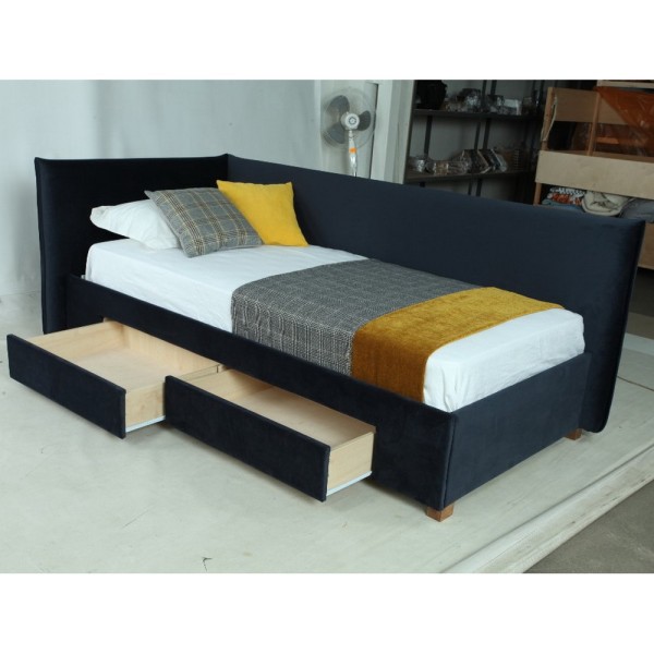 Односпальне ліжко кутове Дрім з висувними ящиками