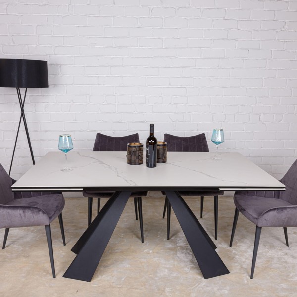 Стіл Delta 130-200 см - сучасний розкладний стіл для вашої кухні