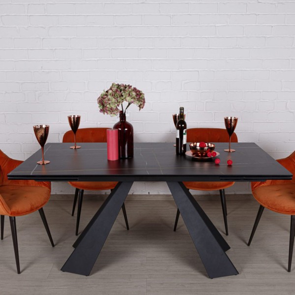 Стіл Delta 130-200 см - сучасний розкладний стіл для вашої кухні