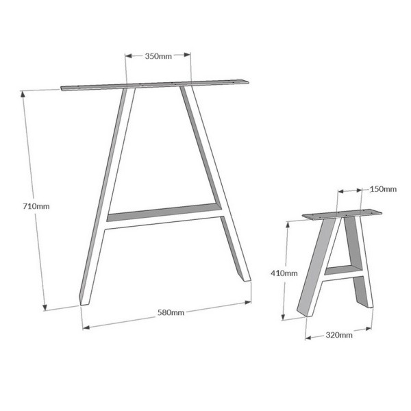Опора A для столів: надійність та стиль для вашого інтер'єру