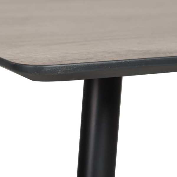 Стіл TM-45 80х120 см — стильний прямокутний стіл з металу і МДФ