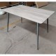 Стіл TM-45 80х120 см — стильний прямокутний стіл з металу і МДФ