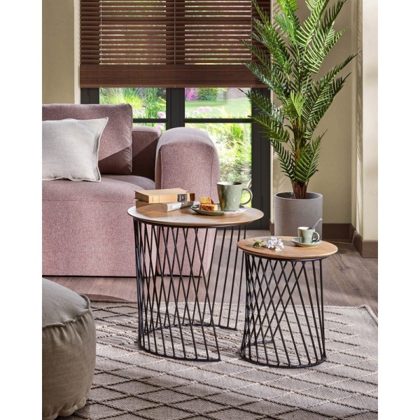 Набір з 2-х кавових столів Leska - Стиль для вашої вітальні